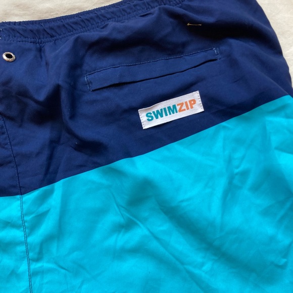SwimZip Men's 8" Swim Trunks Boxer Brief Liner | "Color Pop" UPF 50 nwt XXXL - Picture 8 of 16
